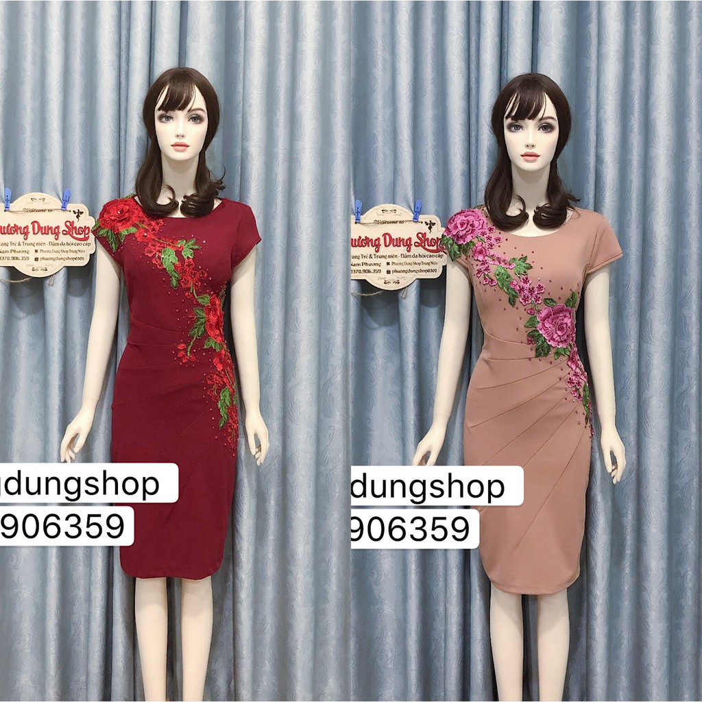 Đầm Body Trung Niên Kết Đá