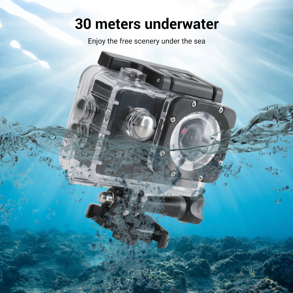 【Ready Stock】H9 4K WiFi GO Pro Sports Action Camera Ultra HD Waterproof DV Camcorder 170 Degree Wide Angle