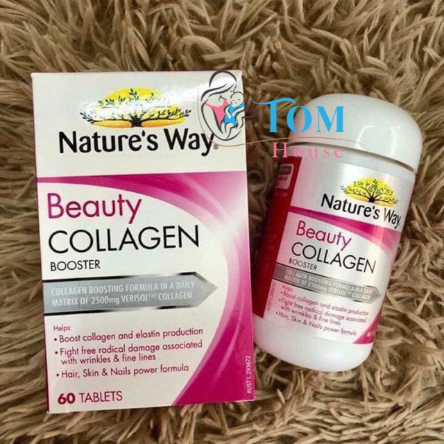 Viên Uống Beauty Collagen Nature’s Way Của Úc, 60 viên