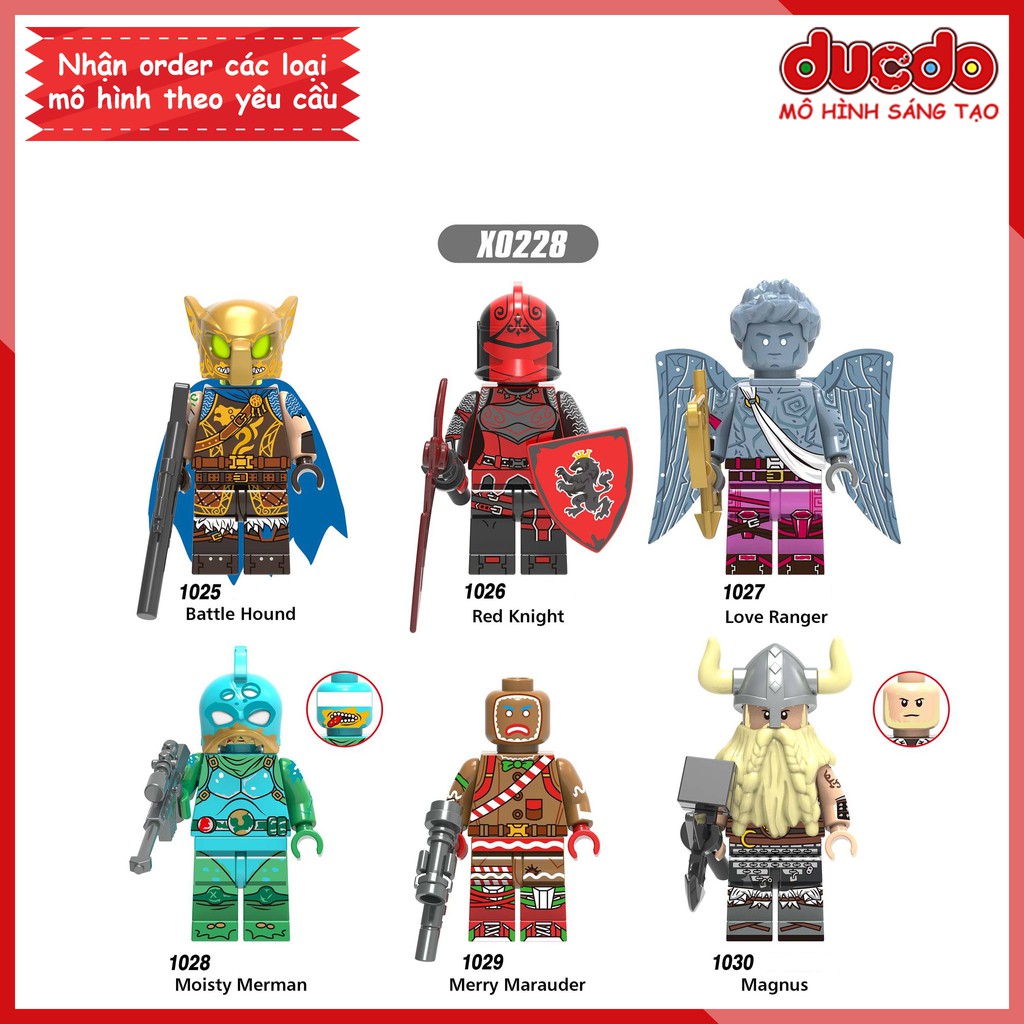 Minifigures các nhân vật trong FortLegend siêu đẹp - Đồ Chơi Lắp Ghép Xếp Hình Mini Mô hình XINH 0228