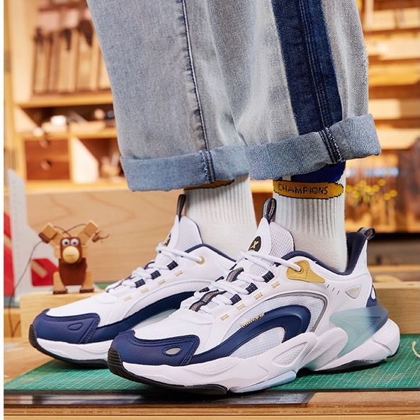 Giày thể thao XTEP gọn nhẹ thoáng khí chống mài mòn thời trang năng động dành cho nam