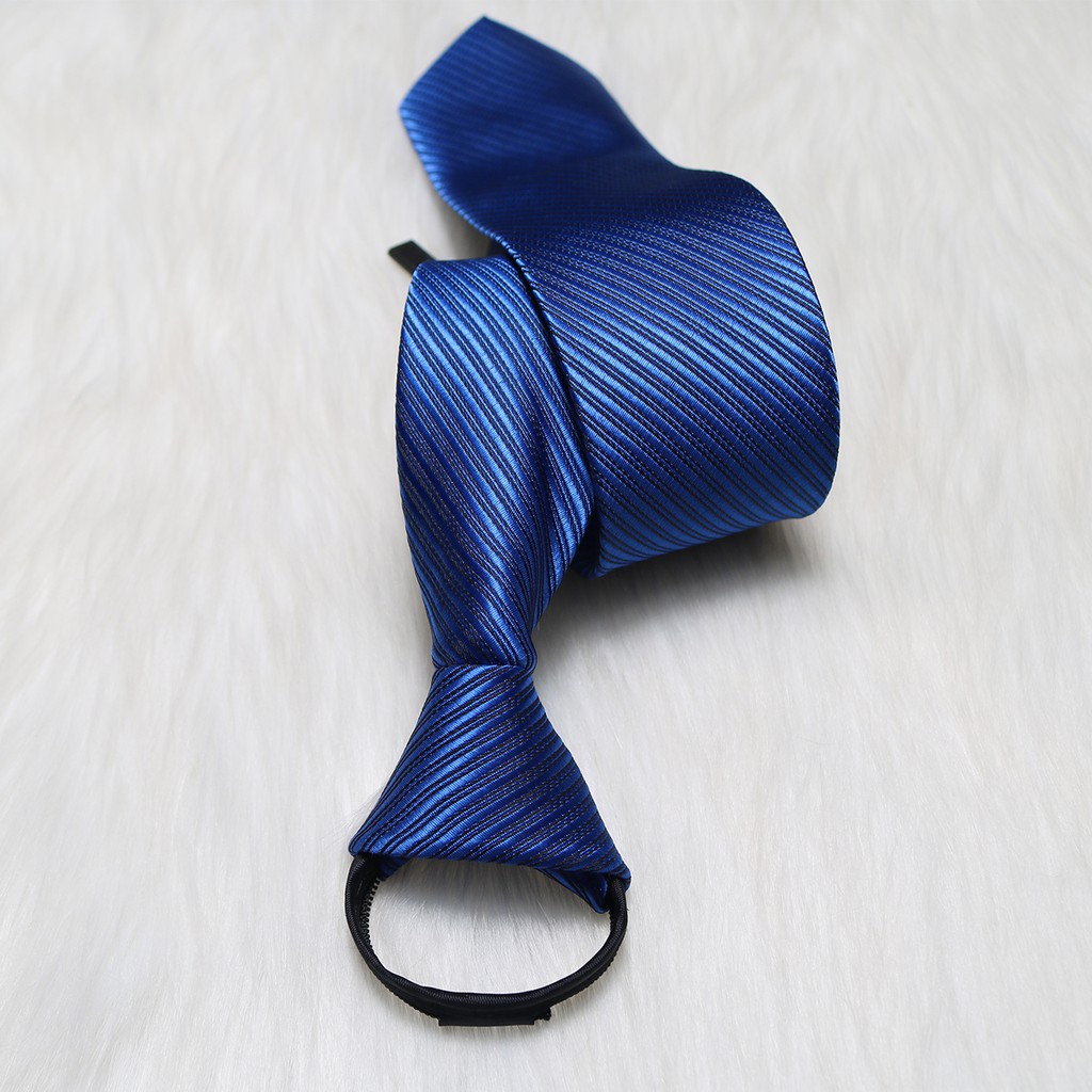 Cà vạt nam công sở và chú rể thắt sẵn KING bản nhỏ 6cm, caravat hàn quốc cao cấp giá rẻ C021