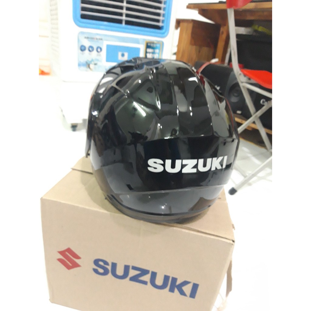 Mũ bảo hiểm SUZUKI - Logo SUZUKI ĐỎ Hoặc TRẮNG