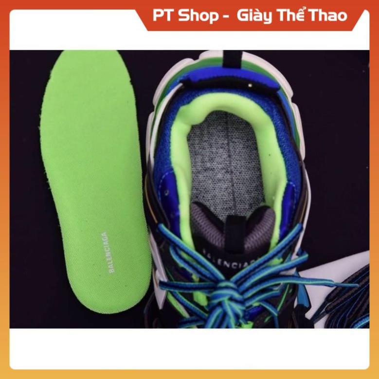 [FreeShip+ Hàng Cao Cấp] Giày thể thao Balen track 3.0 xanh đen, Giày thể thao nam nữ Full phụ kiện Sneaker