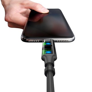 Cáp sạc 3 in 1 (Micro USB, Type C, Lightning) Baseus hỗ trợ sạc nhanh
