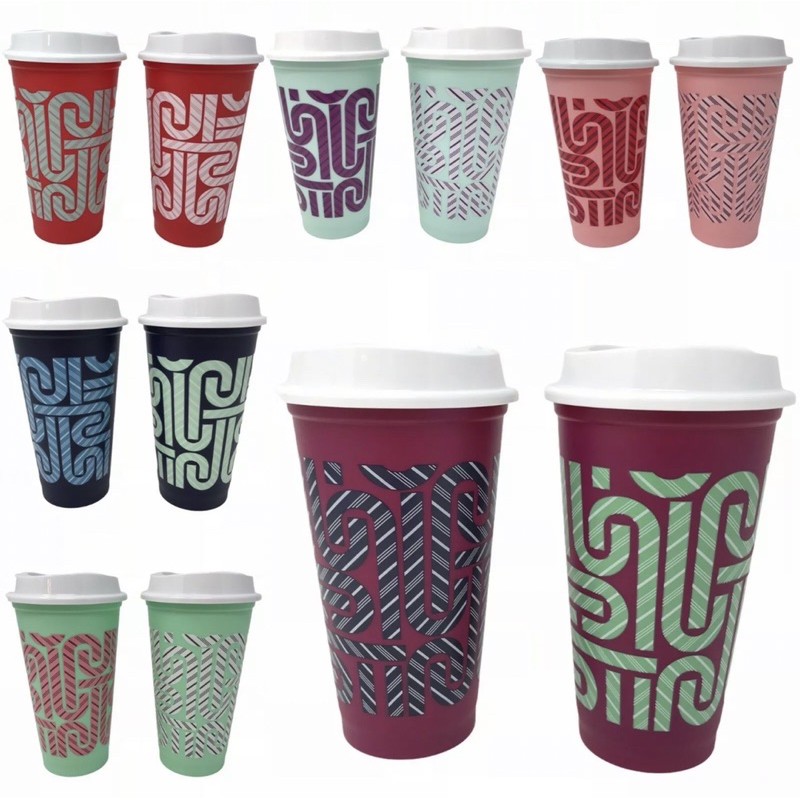 Ly đổi màu Starbucks usa - Hot cups Reusable
