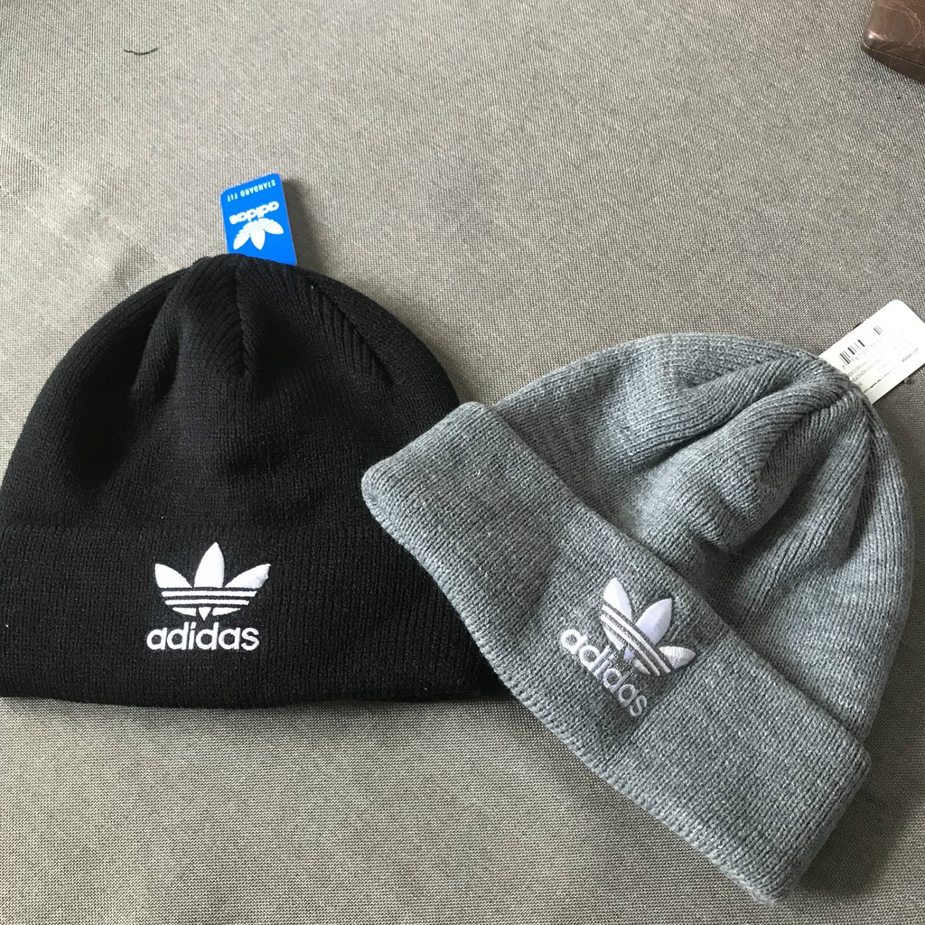 Mũ beanie Thêu Logo adidas Thời Trang Thu Đông Cho Nam Nữ