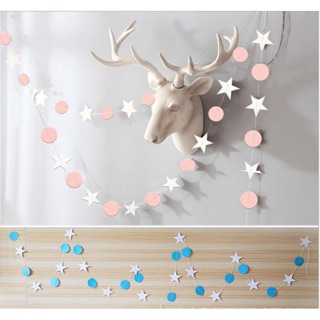 Phụ kiện trang trí - Dây sao, dây tròn trang trí tường, backdrop - Gippy Decor