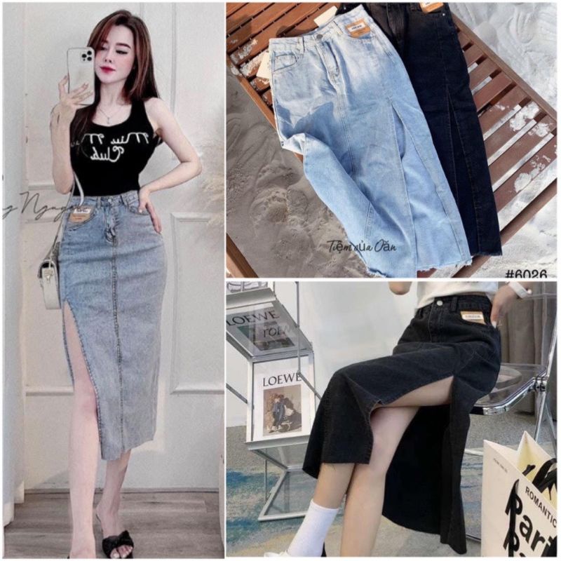 VÁY JEAN XẺ DÀI | BigBuy360 - bigbuy360.vn