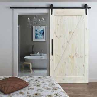 Bộ ray trượt cửa lùa sắt + Ray 2 mét