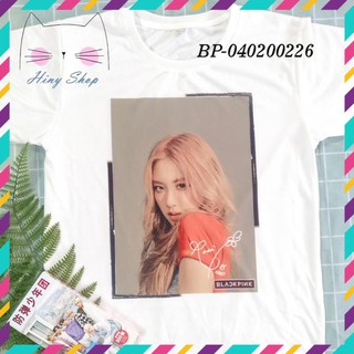 🔥DEAL HOT🔥 ÁO BLACKPINK TAY LỠ HÌNH ROSE 2020-HINY SHOP