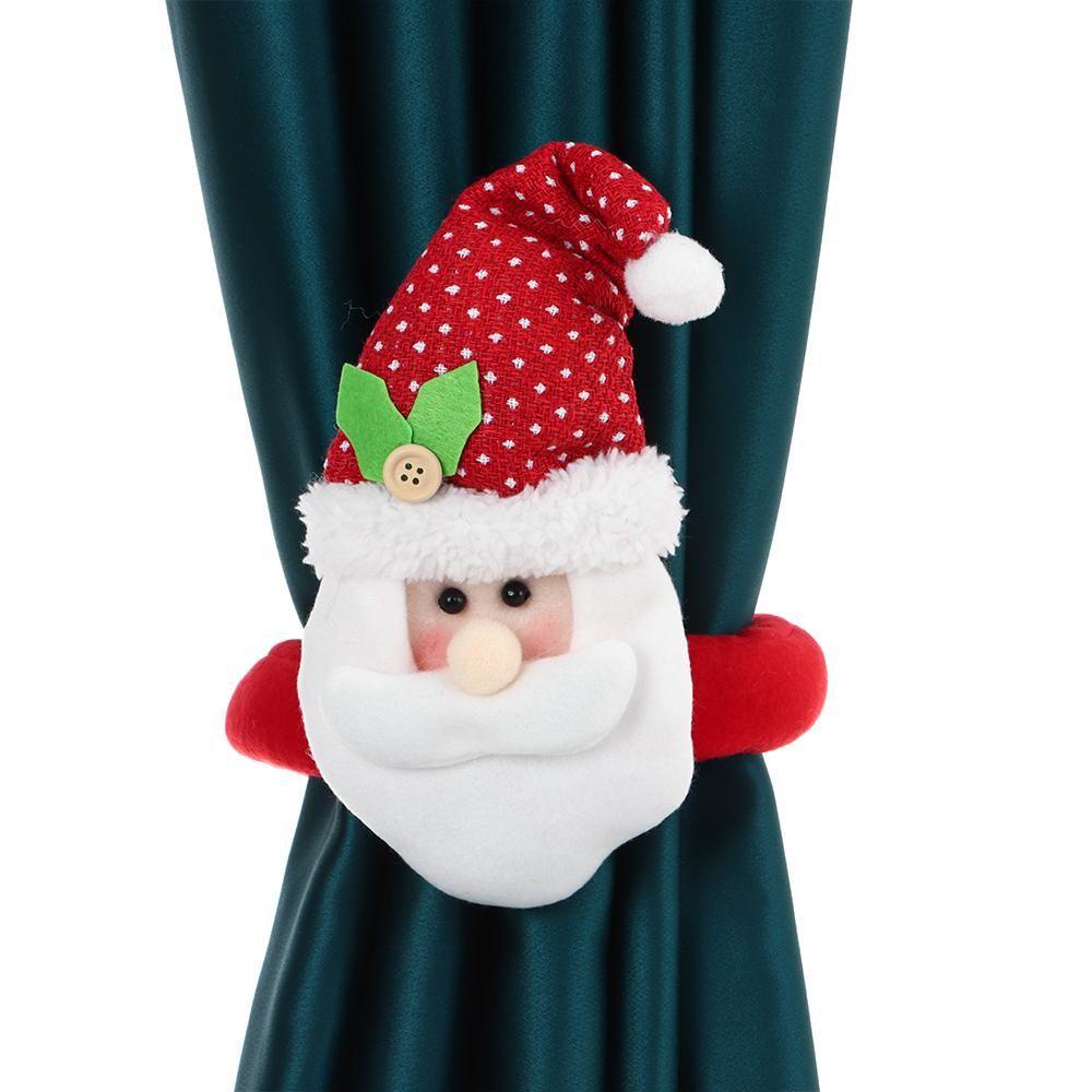 LAKAMIER Dây Buộc Rèm Cửa Hình Tuần Lộc / Ông Già Noel Thời Trang