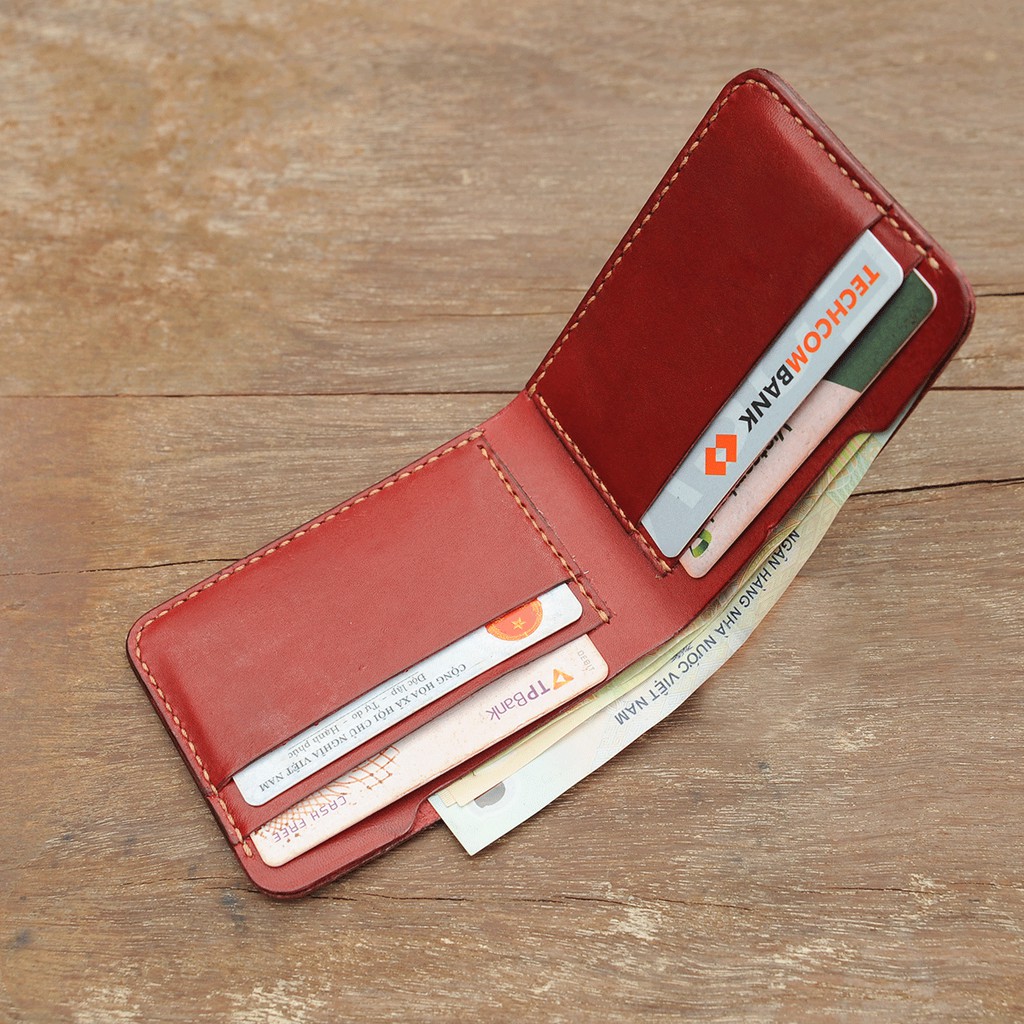 Ví nữ mini - Da bò nhập khẩu - Đồ da Handmade Mino Crafts VI596