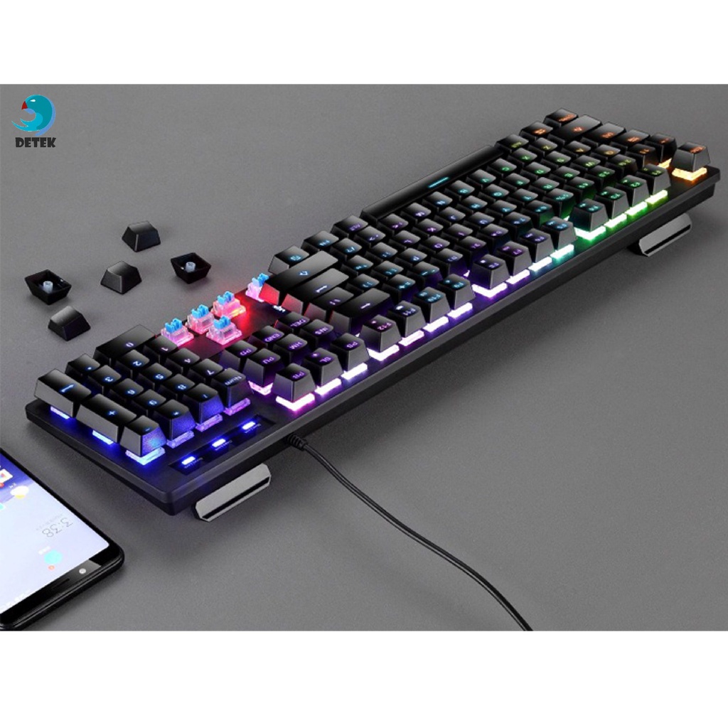 Bàn phím cơ Divipard AK911, chuyêm game, phím cơ LED 100%, độ nhạy cao