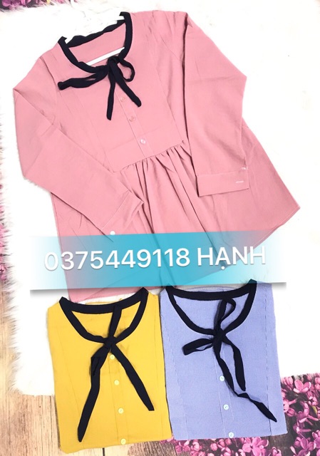 Áo bầu thu đông dài tay M1