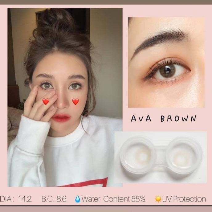 Thấu Kính Áp Tròng Mini Ava Brown. Bình thường / Minus. Thái Lan Gốc. Chẩn đoán 14,2Mm | BigBuy360 - bigbuy360.vn
