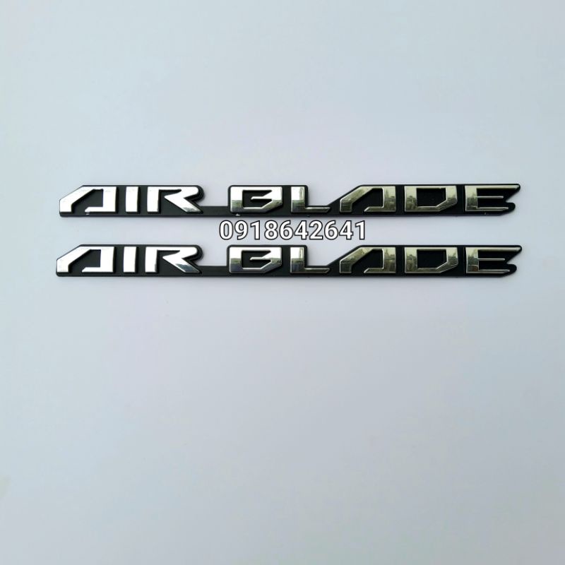 Bộ tem chữ Air Blade đời 2011-2012 xi cứng như zin