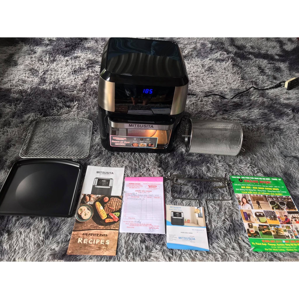 NỒI CHIÊN KHÔNG DẦU 2GOOD S20 HÀNG CHÍNH HÃNG TẶNG XỊT DẦU VÀ GĂNG TAY CHỐNG NÓNG