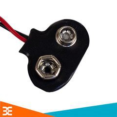 Bộ 3 Dây Tạo Nguồn Từ Pin Vuông 9V sang Jack DC 5.5*2.1mm