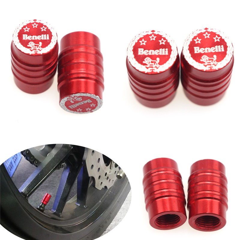 For Benelli 502C 752S TRK502 TNT 125 300 600 Motorcycle CNC Aluminum Accessorie Wheel Tire Valve Stem Caps CNC Airtight Covers