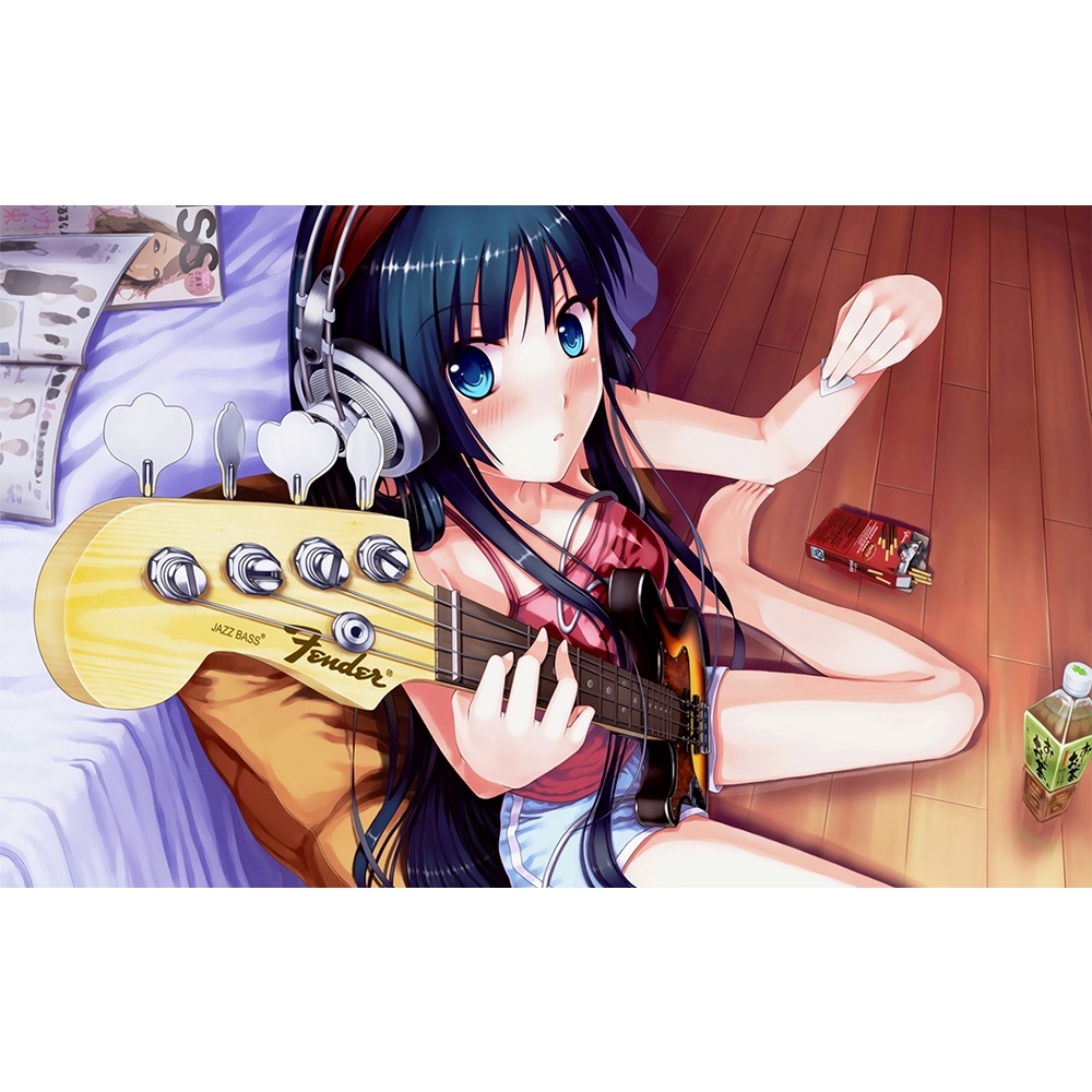 Poster A2, A3, A4 dán tường Anime, decal trang trí có keo K ON - Mẫu 1