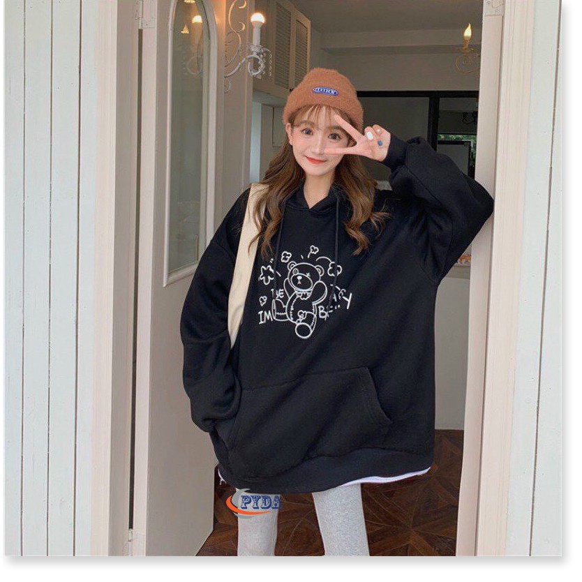 ÁO KHOÁC HOODIES NỮ FROM RỘNG,NHIỀU MÀU SẮC XINH XẮN KHÁNH AN FASHION