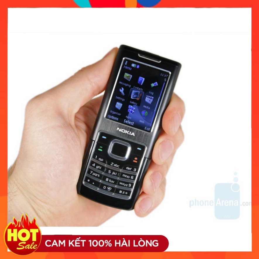 SIÊU PHẨM SALE Điện thoại nokia 6500 classic bộ nhớ lưu trữ 1GB vỏ thời thượng không tróc sơn máy mỏng loa to tiện sử dụ