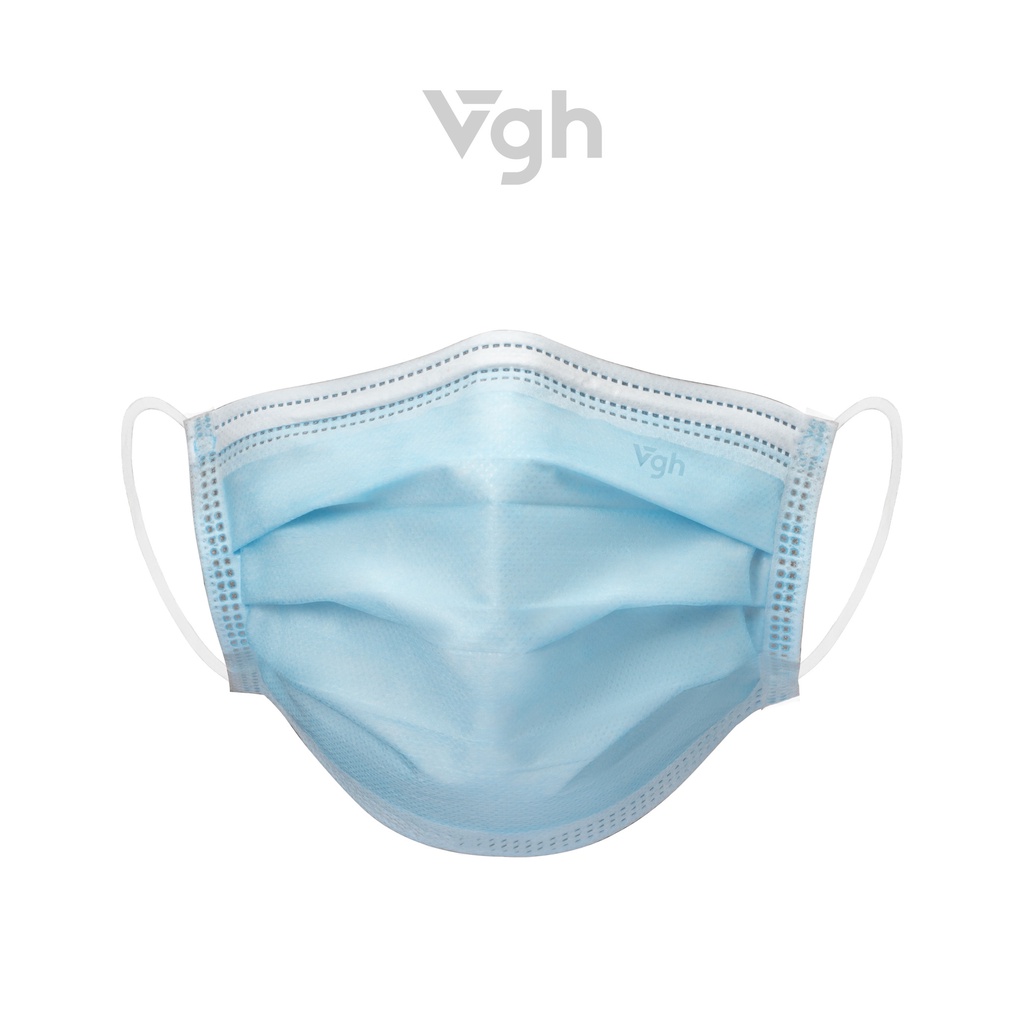 Khẩu trang y tế cao cấp VG Pro Mask lọc 99,98% vi khuẩn và bụi siêu mịn-Chính hãng VG Healthcare- Hộp 20 chiếc đóng 1:1