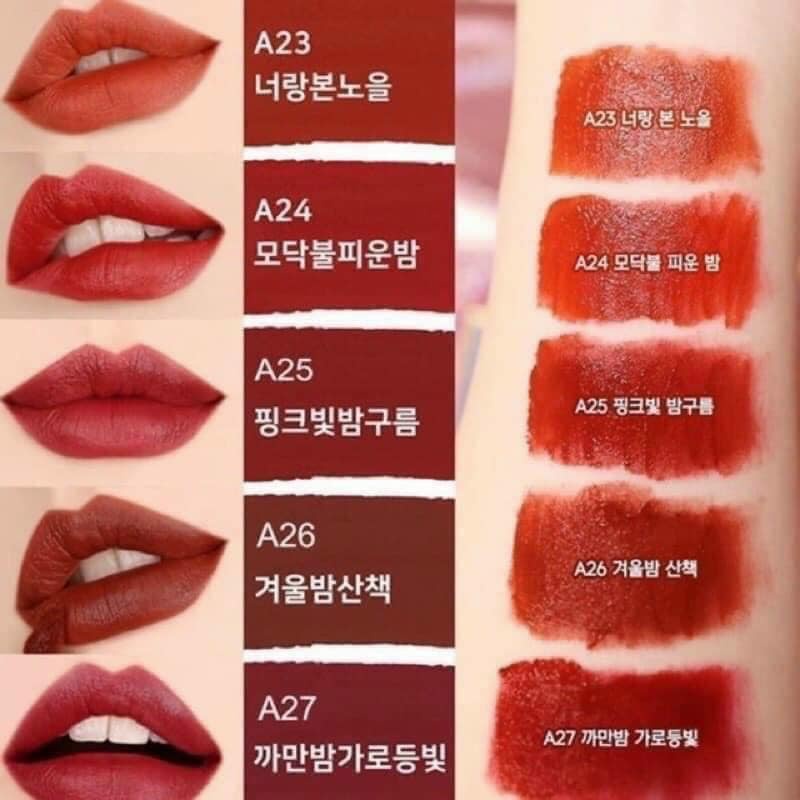 Son Kem Lì Black Rouge Air Fit Velvet Tint Hàn Quốc