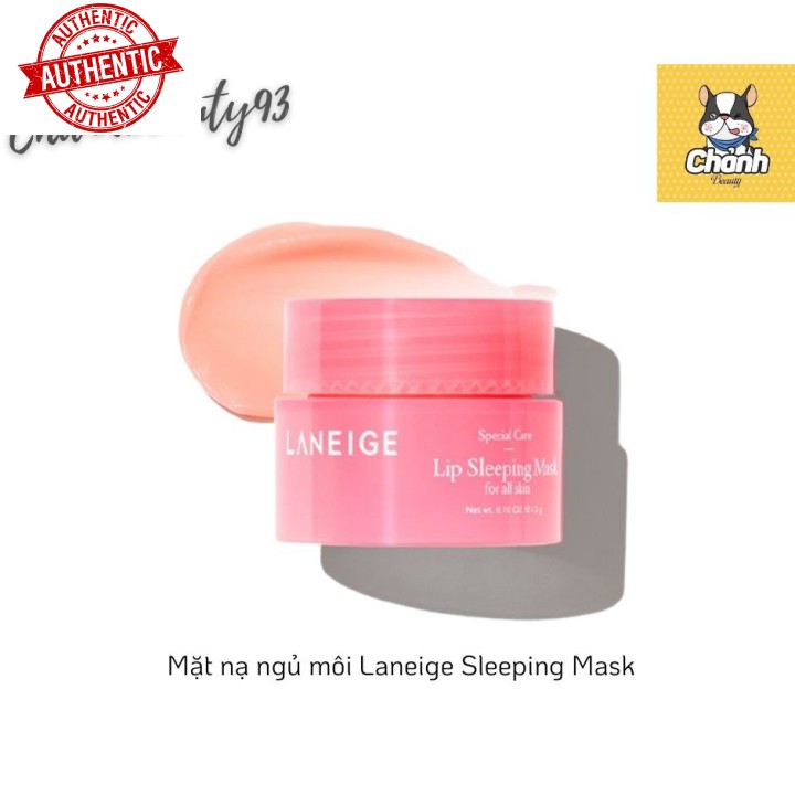 [Mã giảm giá] [Mã 66FMCGSALE hoàn 8% xu đơn 500K] Ủ môi Laneige Sleeping Mask Hàn Quốc