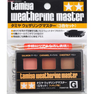Bộ TẠO HIỆU ỨNG MÔ HÌNH TAMIYA WEATHERING MASTER Set A/B/C/D/E/F/G/H