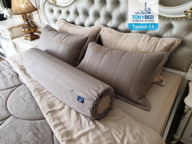 Bộ chăn,drap Tencel màu -Tonybed
