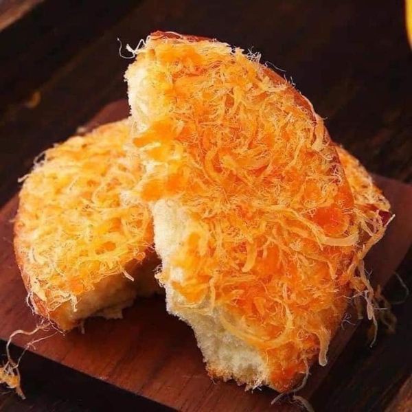 Bánh Ruốc Gấu  Bánh Bông Lan Gấu Phủ Chà Bông 45g Thơm Ngon (1 cái)