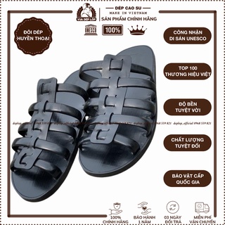 Dép cao su 5 quai dép rọ, dép lốp nam nữ cao cấp được làm thủ công thương hiệu deplop_official
