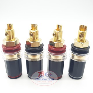 02 cái Jack cọc loa pha lê cỡ lớn hàng cao cấp
