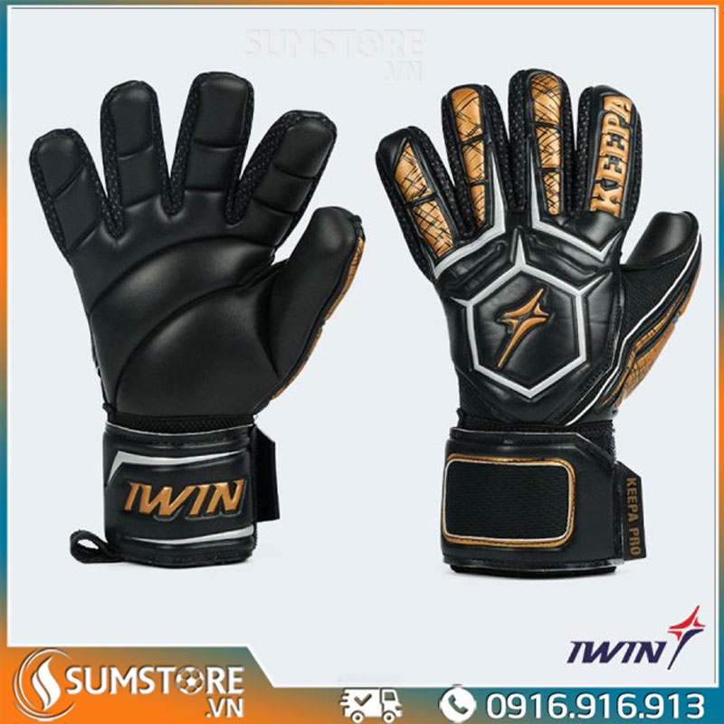 IWIN – Găng Tay Thủ Môn Keepa Pro GK02-Đen