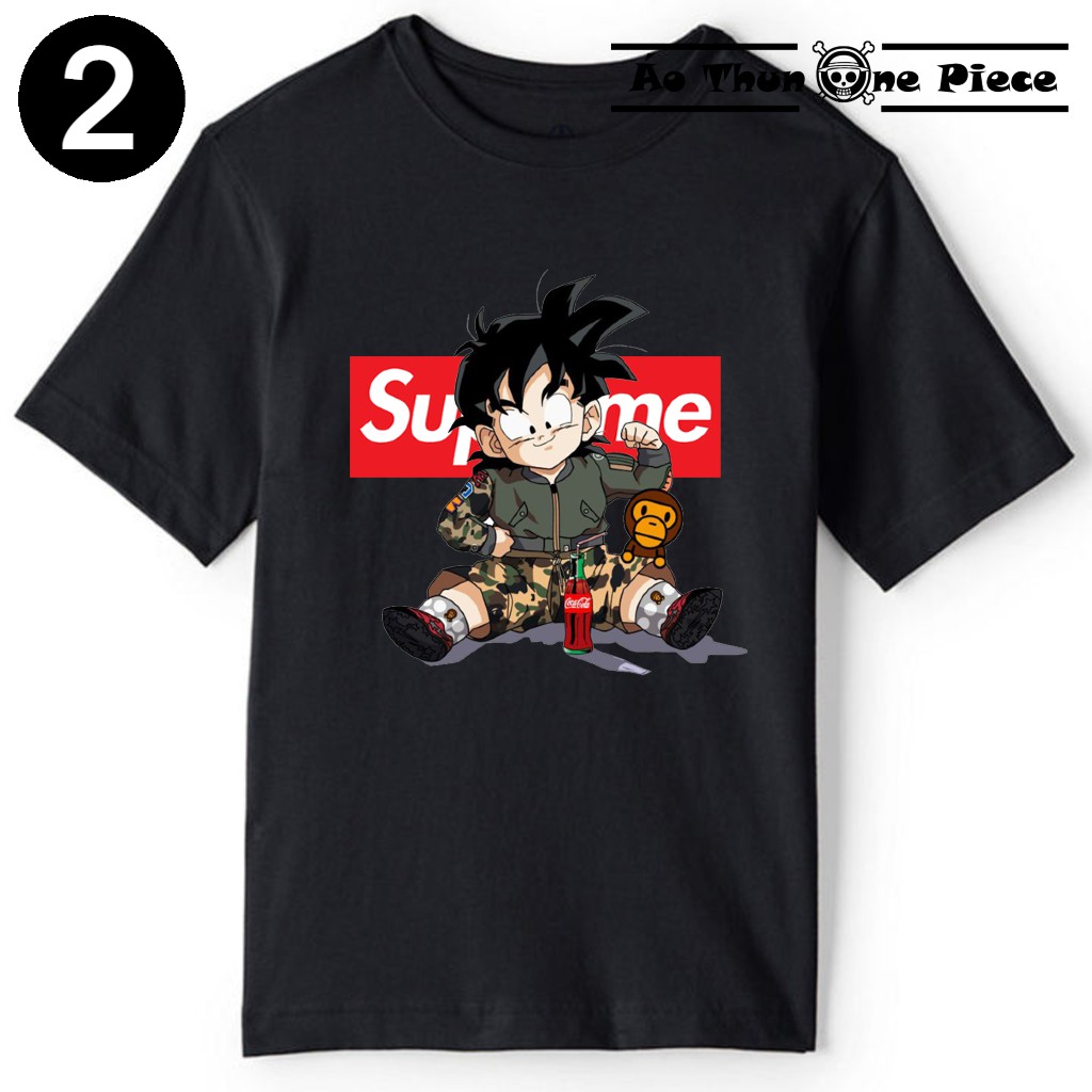 ⚡️FREESHIP⚡️Áo Thun In Hình SONGOKU SUPREME Áo Đen [Nhiều Mẫu] "Cực Đẹp, Siêu Cute" - Áo Thun Dragon Ball