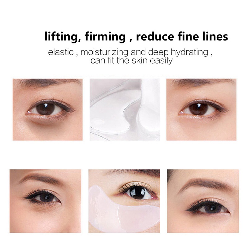 1 Cặp 2 Mặt Nạ Mắt Collagen Pha Lê Chống Nếp Nhăn Loại Bỏ Quầng Thâm Dưỡng Ẩm JP5