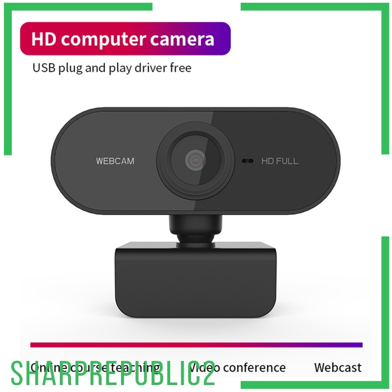 Webcam Tự Động Sharprepublic2 1080p Hd Có Micro Cho Máy Tính Để Bàn Mới | BigBuy360 - bigbuy360.vn