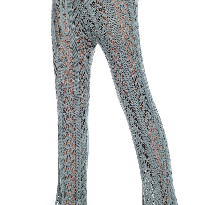 Quần lưới dệt kim đi biển phối ren quyến rũ tùy chọn màu sắc cho nữ