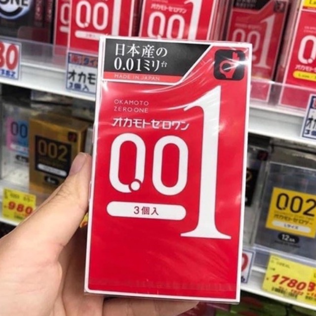 BAO CAO SU MỎNG NHẤT THẾ GIỚI OKAMOTO 0.01 Zero One