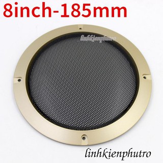 Khung bảo vệ loa dạng lưới đen viền vàng 185mm - 8inch