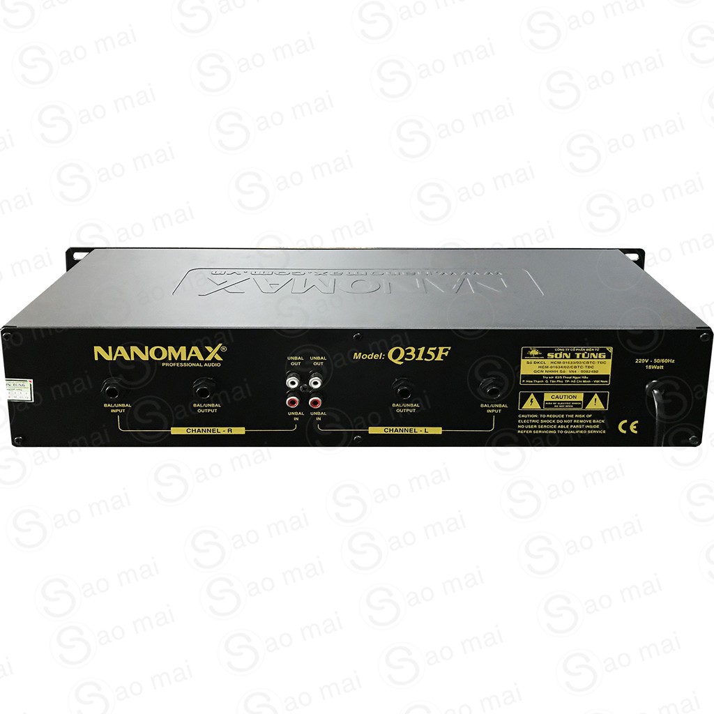 [ GIÁ RẺ ] Đầu Lọc Xì Equalizer Nanomax Q-315F Chất Âm Chuẩn