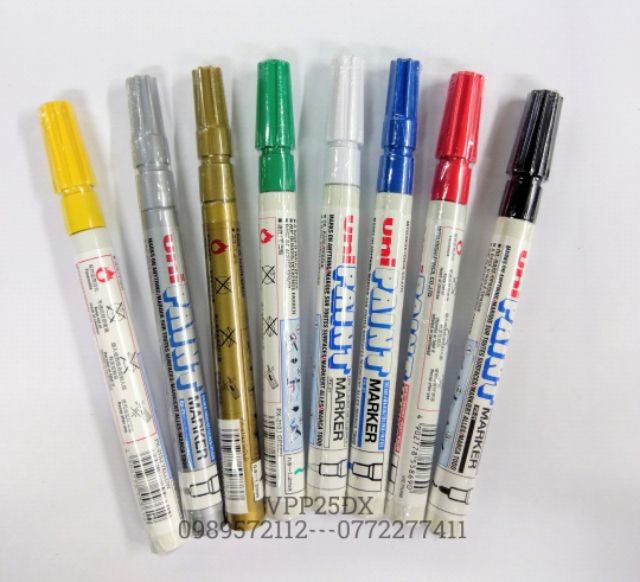 Bút sơn uni PX21-vẽ giày-vẽ lốp- bút repaint loại bé nét 0.8mm-1.2mm