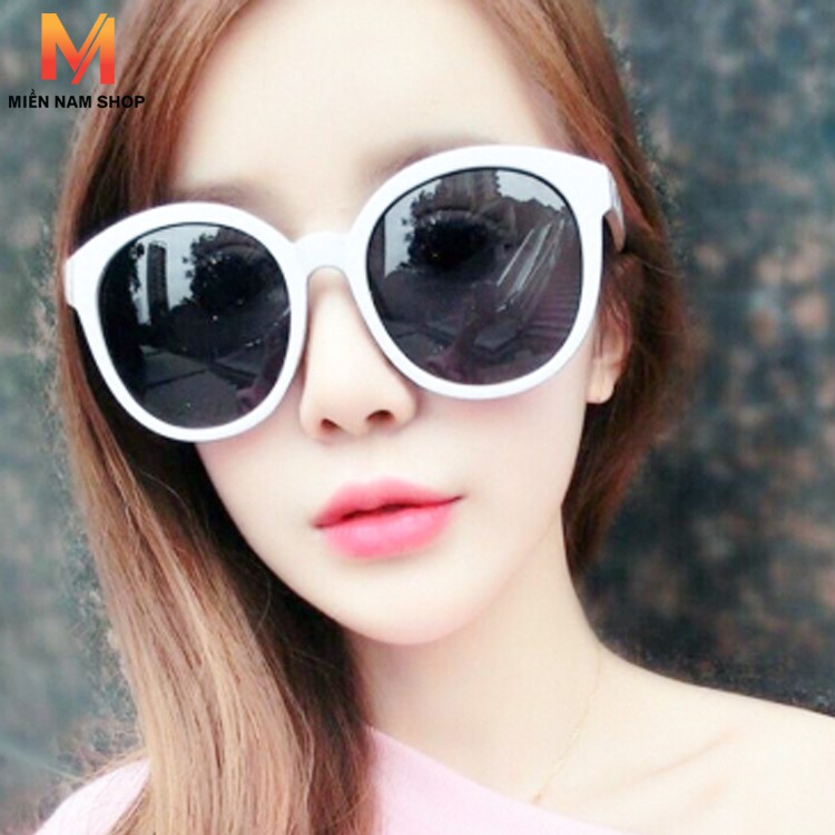 Mắt Kính Nữ Cá Tính Thanh Lịch Kiểu Dáng Hàn Quốc (Gọng Trắng)