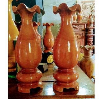 cặp lục bình gỗ tràm cao 30cm X 10cm