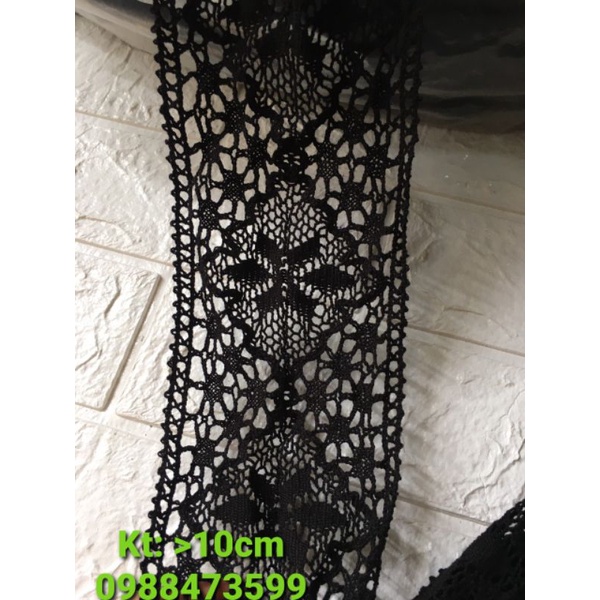 Ren chỉ đen, bản 10cm