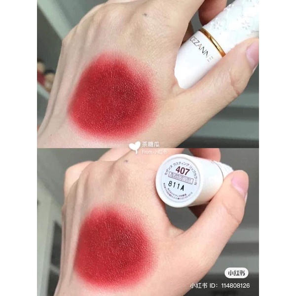 Son dưỡng môi Cezanne Lasting Lip Gloss 101 105 504 401