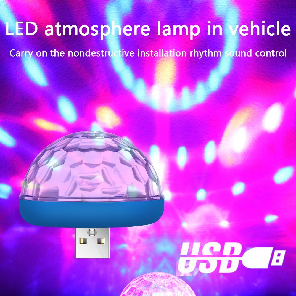 Đèn LED USB Mini Nhiều Màu Sắc Điều Khiển Bằng Giọng Nói Tiện Dụng