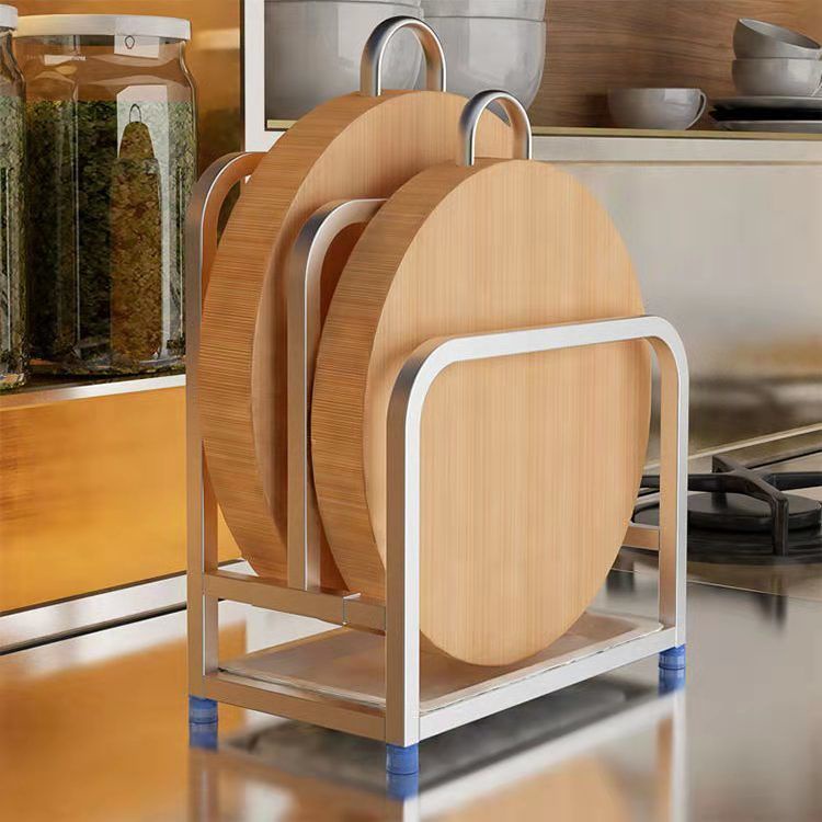Giá Để Thớt Nắp Nồi Bằng Thép Không Gỉ Tiện Dụng Cho Nhà Bếp